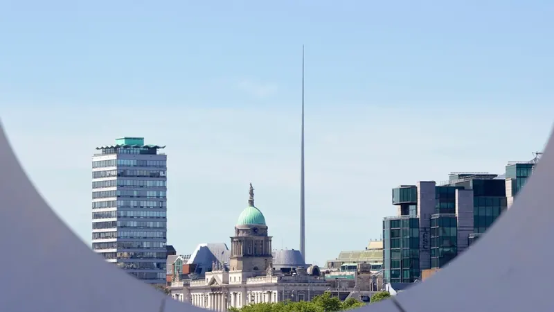 Vista de la ciudad de Dublín